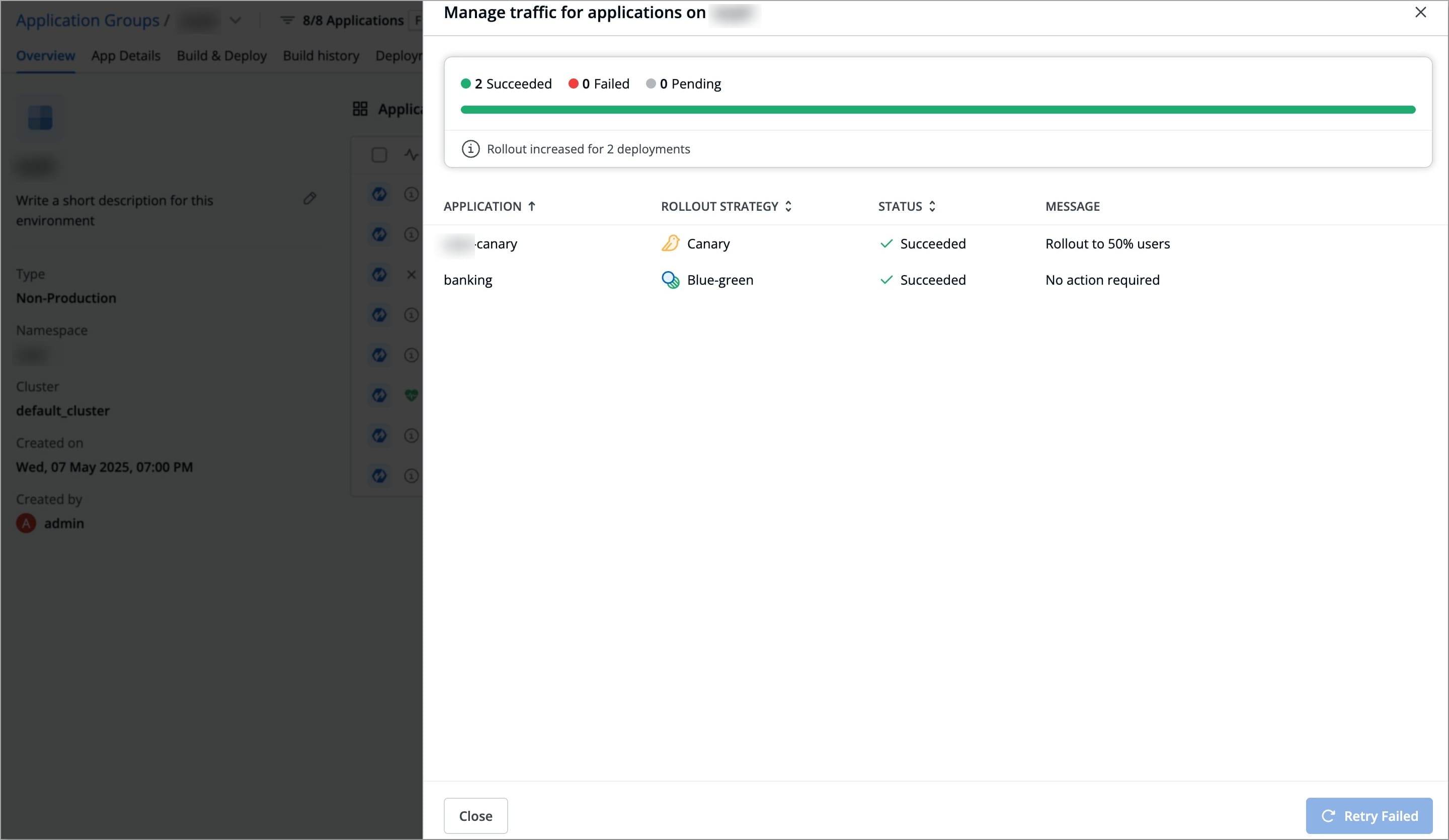 Figure 26b: Rollout Status