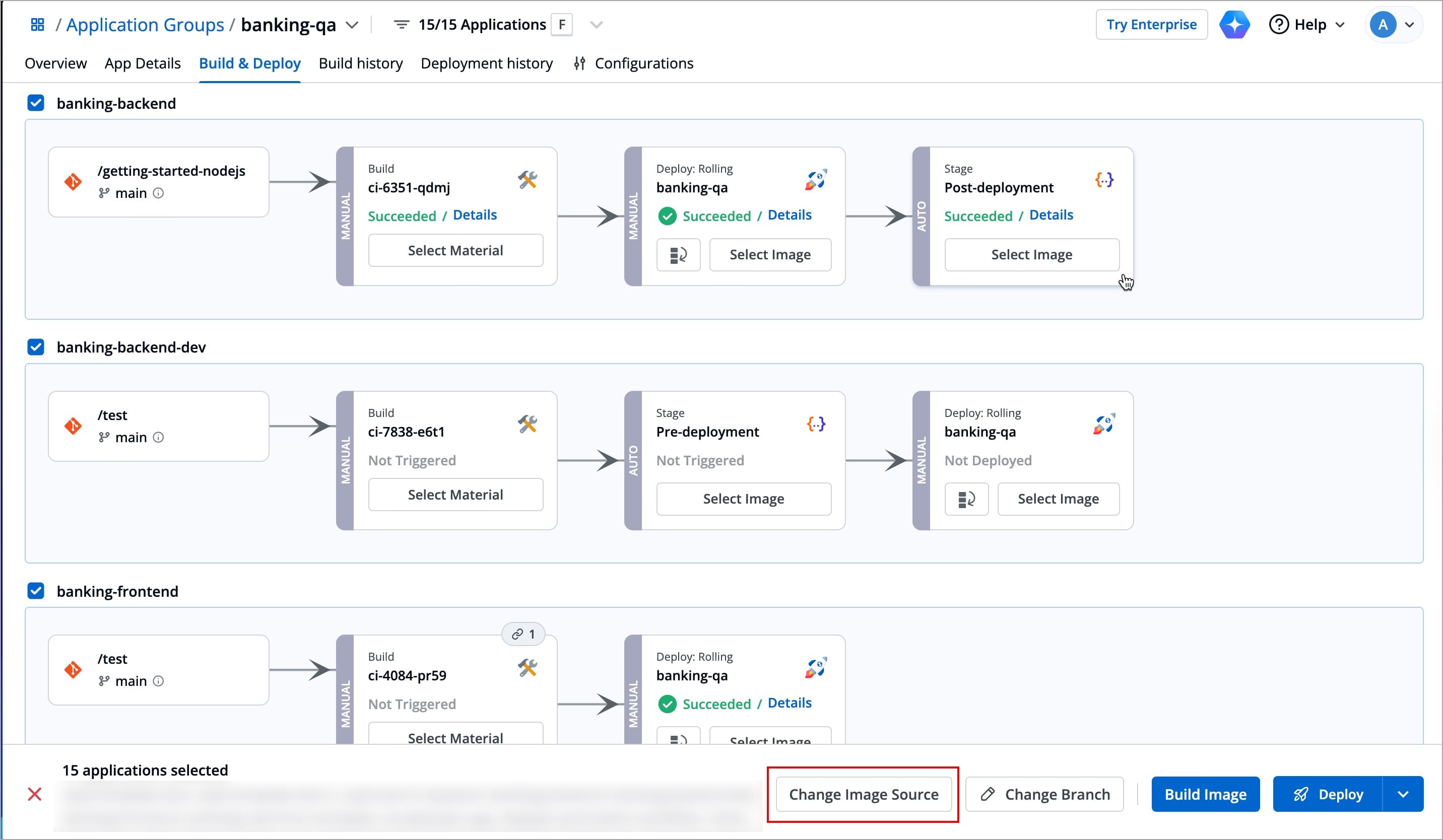 Figure 52: Clicking 'Change Image Source'