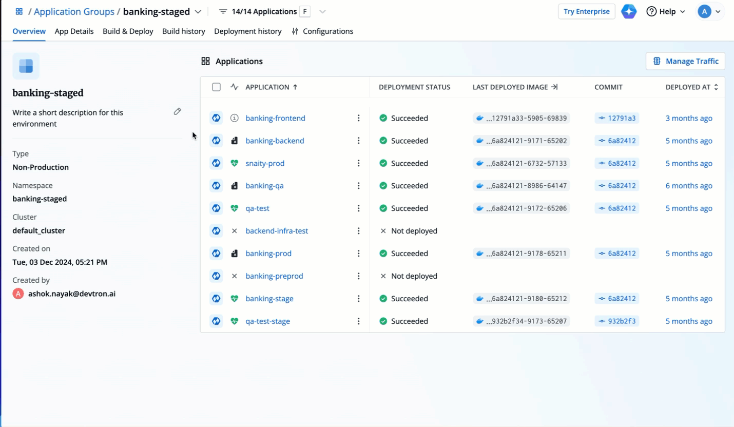 Figure 30: Choosing Applications