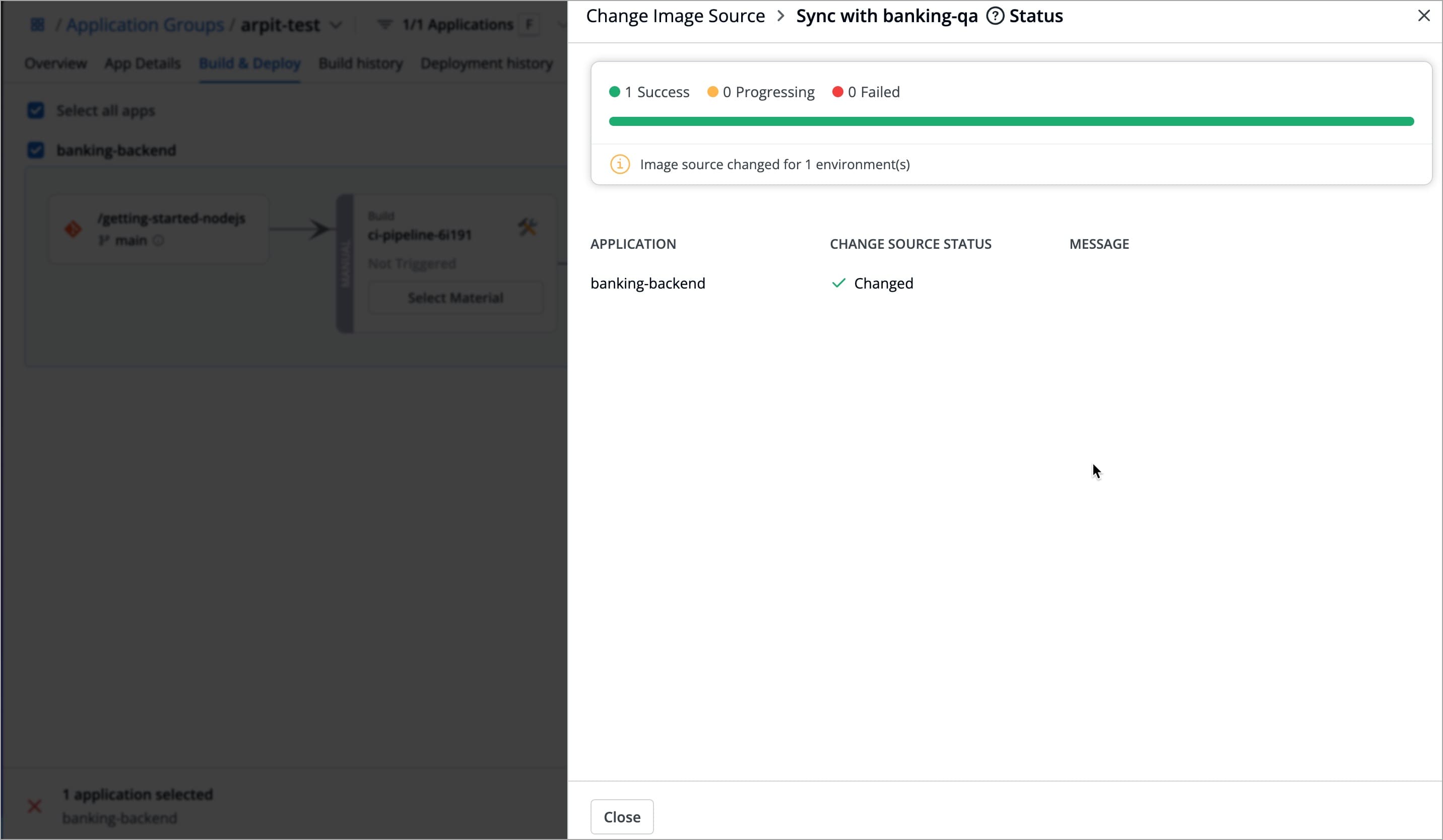 Figure 59: Clicking 'Change Image Source'