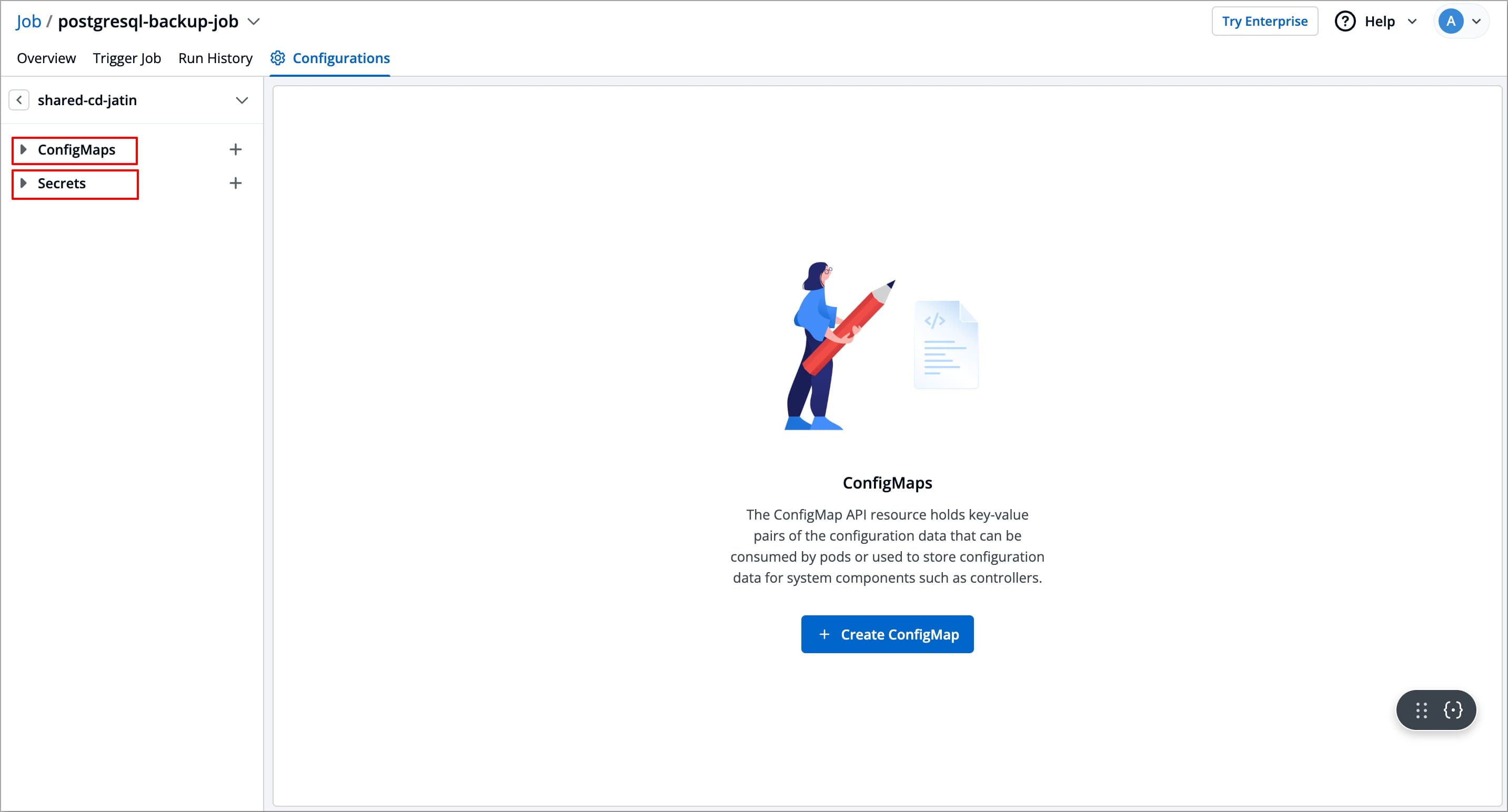 Figure 4: ConfigMaps & Secrets