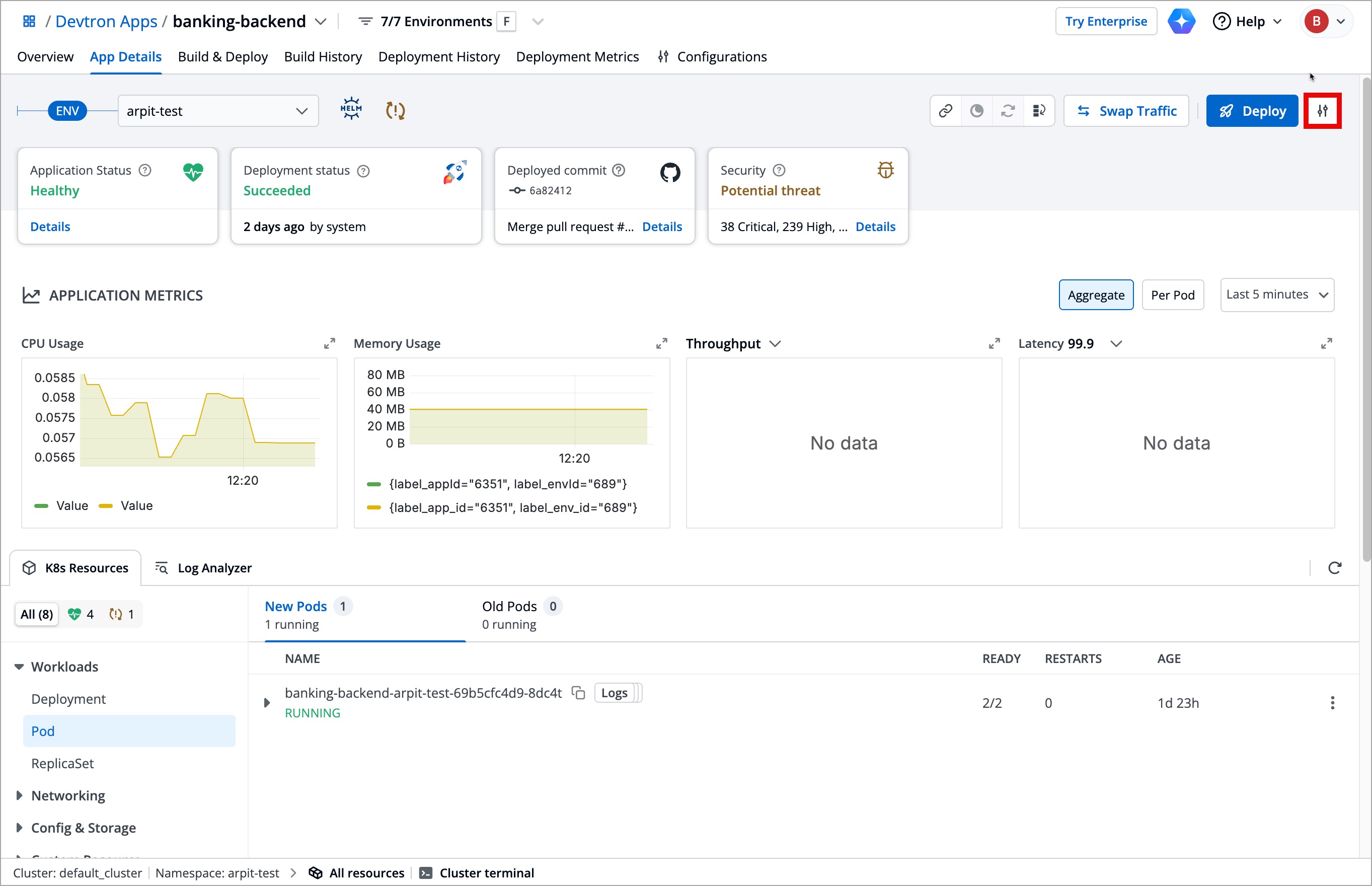 Figure 8: Environment Configurations