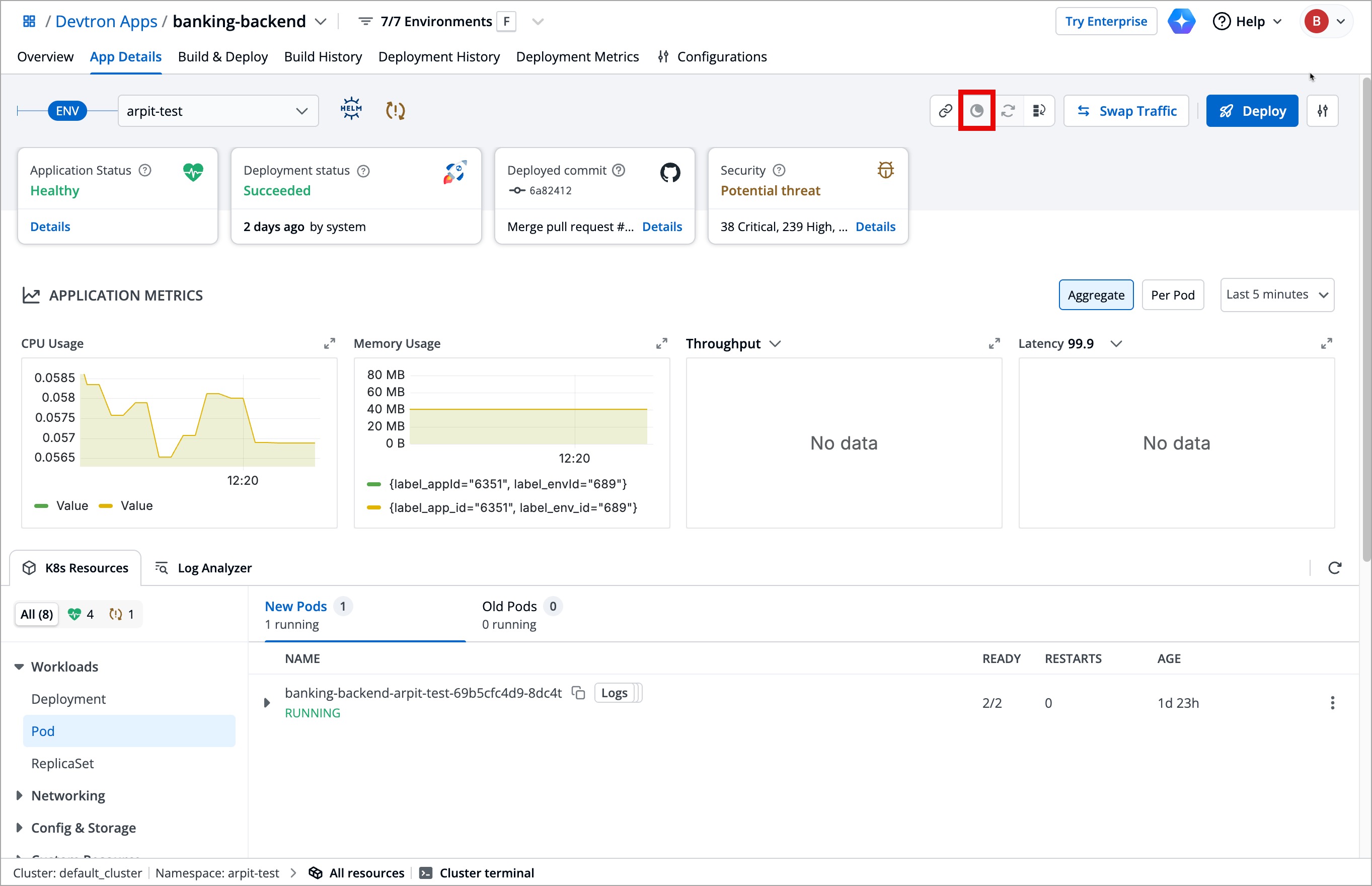 Figure 4: Hibernate Your Application