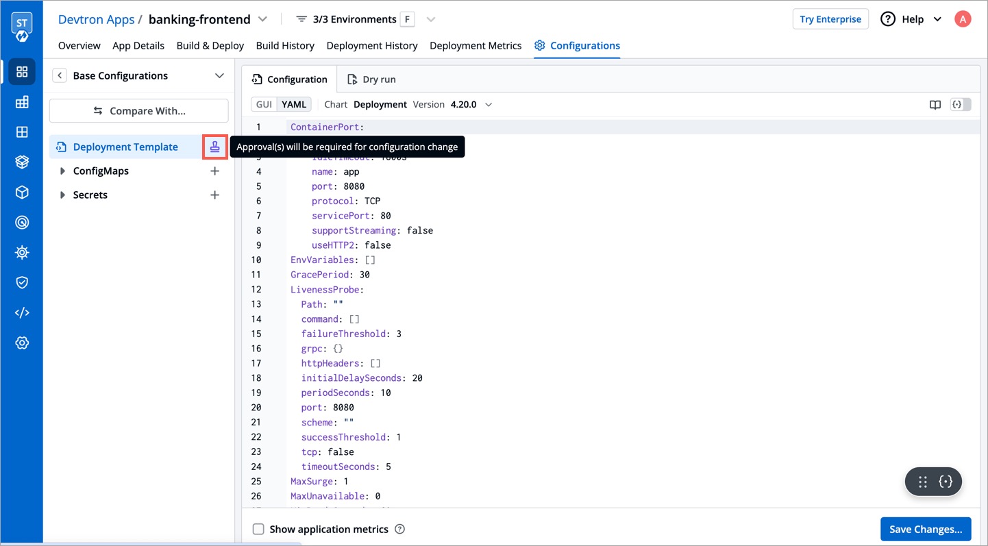 Figure 13: Checking Protected Configuration