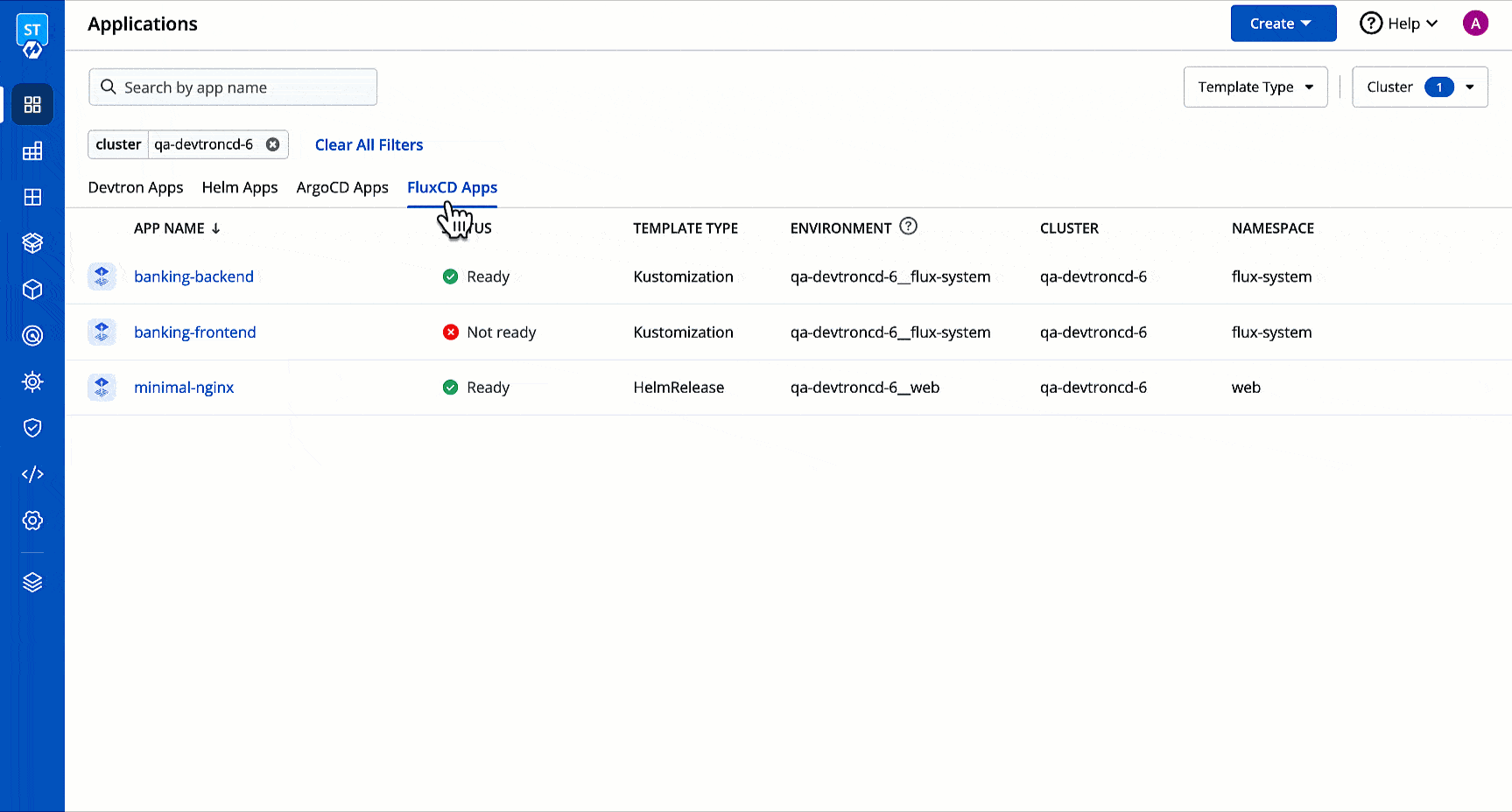 Figure 7: Flux App Details