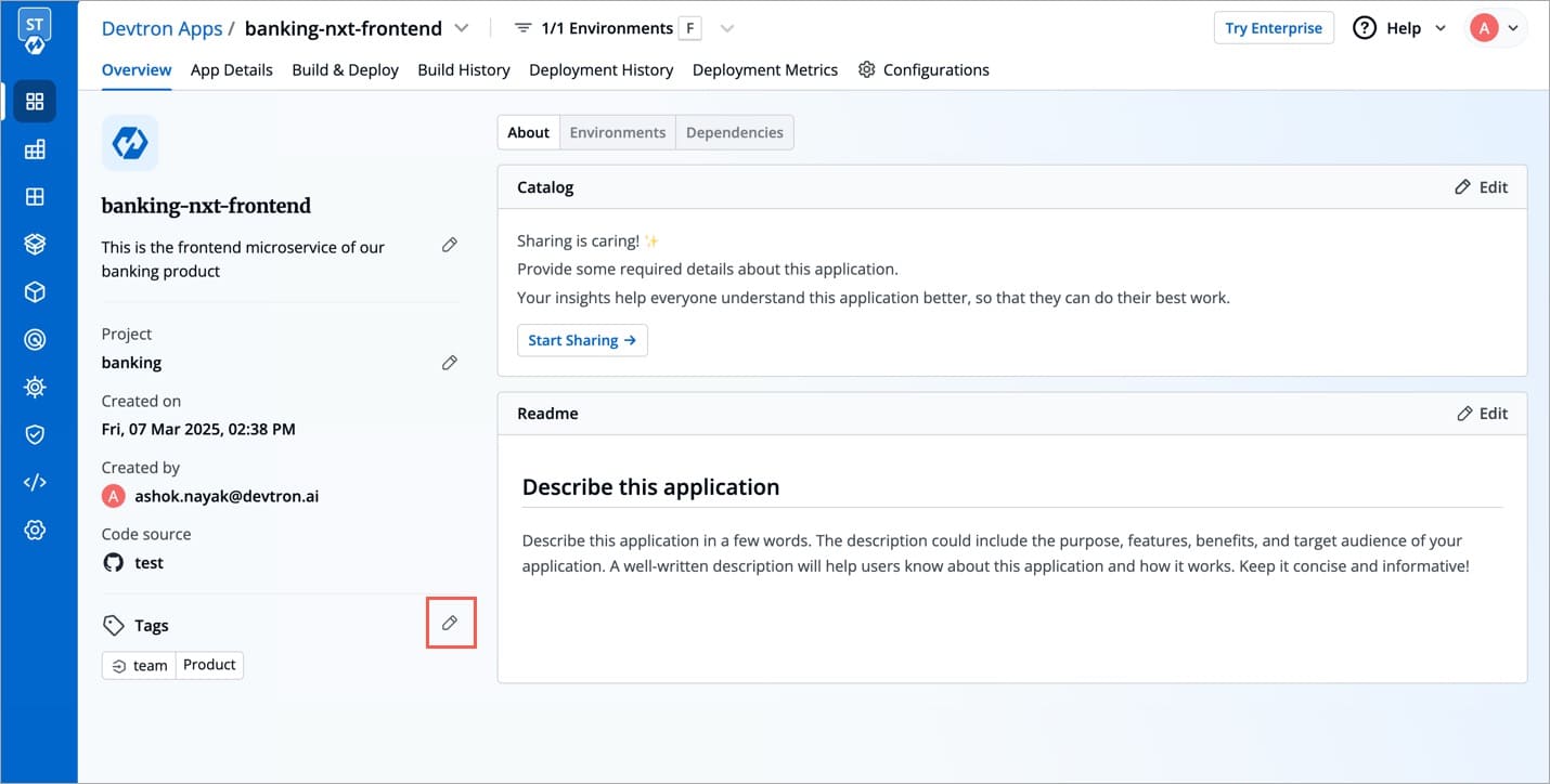 Figure 3a: Click on the Edit Icon