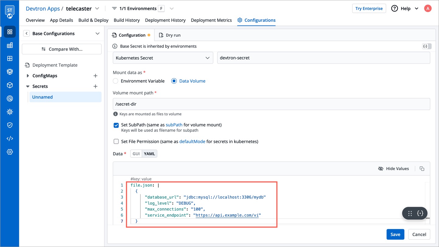 Figure 5: Adding File Content