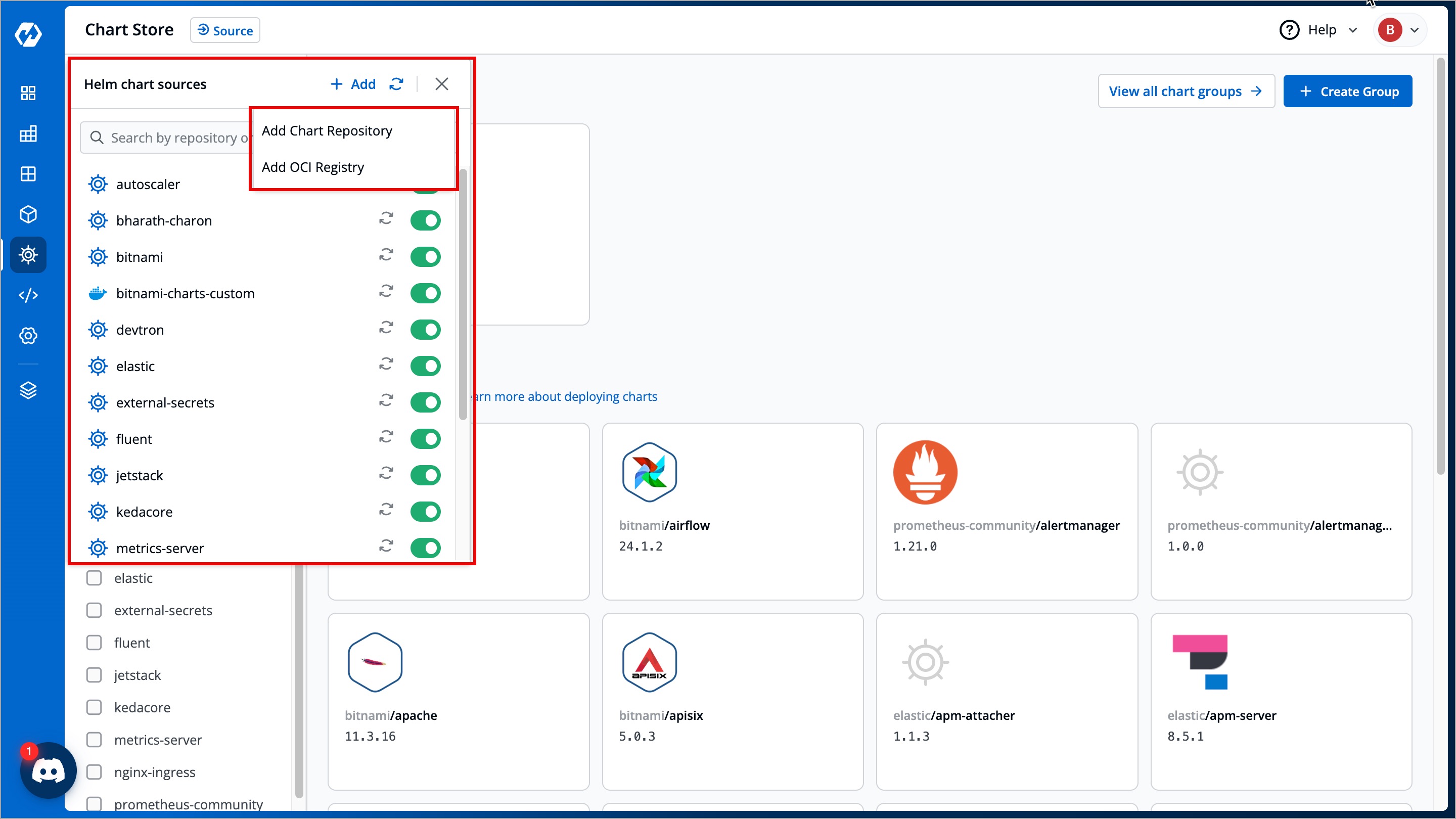 Figure 3: Chart Sources