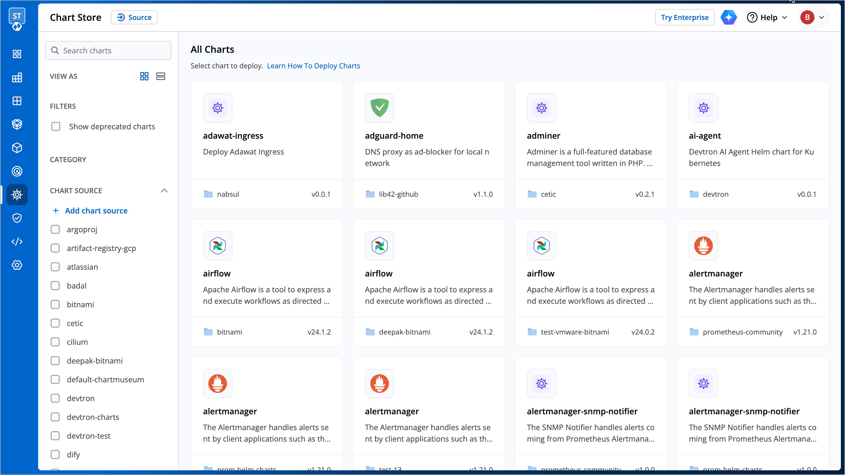 Figure 1: Chart Store