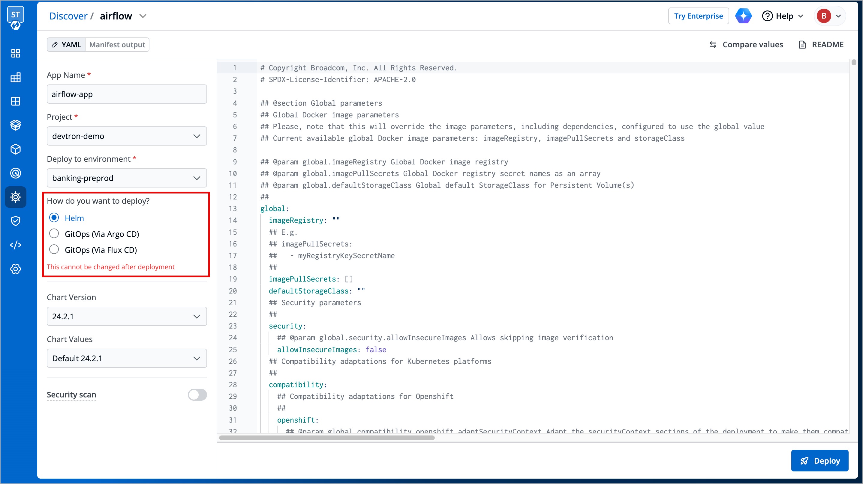 Figure 3: Deployment Methods