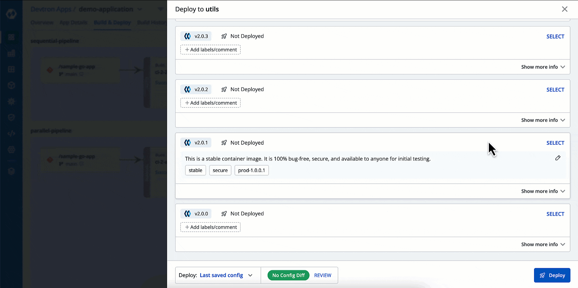 Figure 6: Soft Deletion of a Label