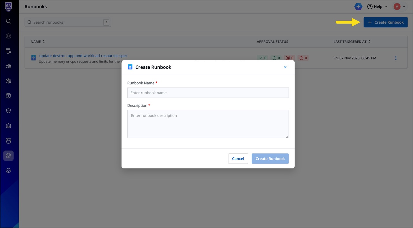 Figure 2: Creating New Runbook