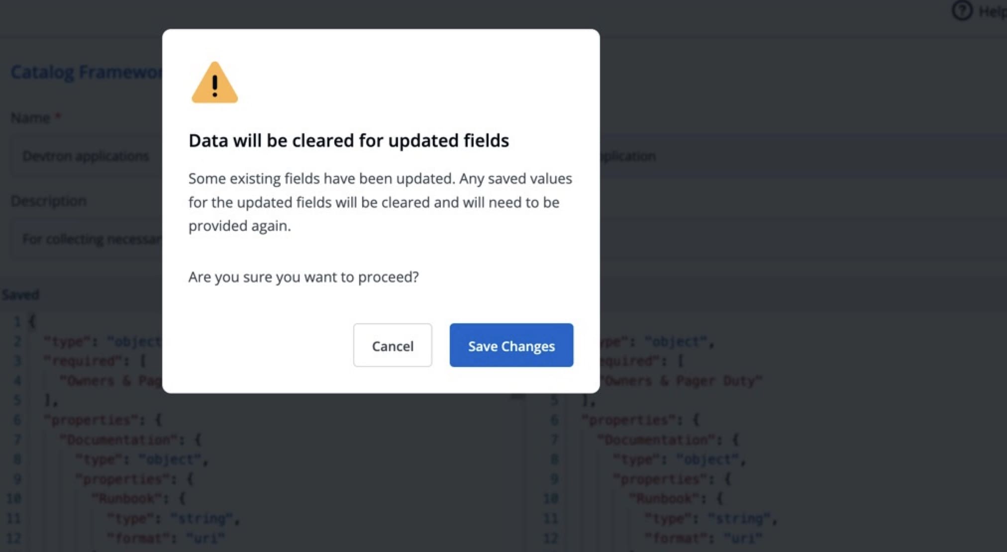 Figure 6: Indication of Existing Data