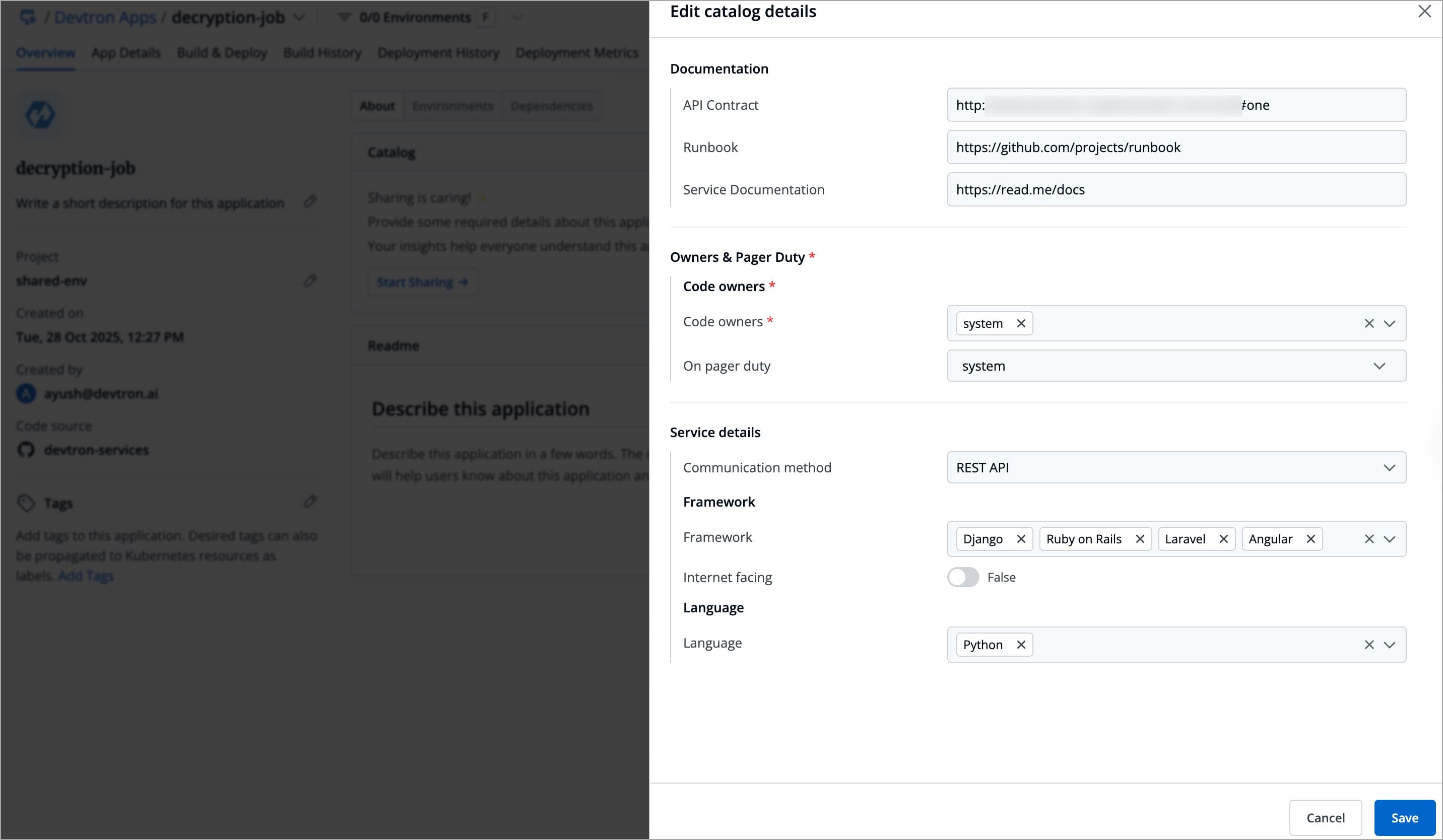 Figure 9: Filled Form