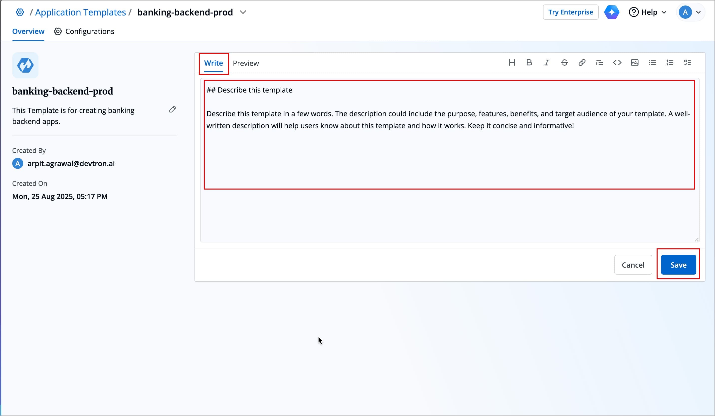 Figure 6: Creating Readme
