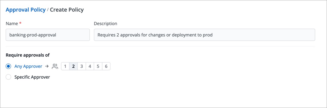 Figure 4: Entering Policy Details