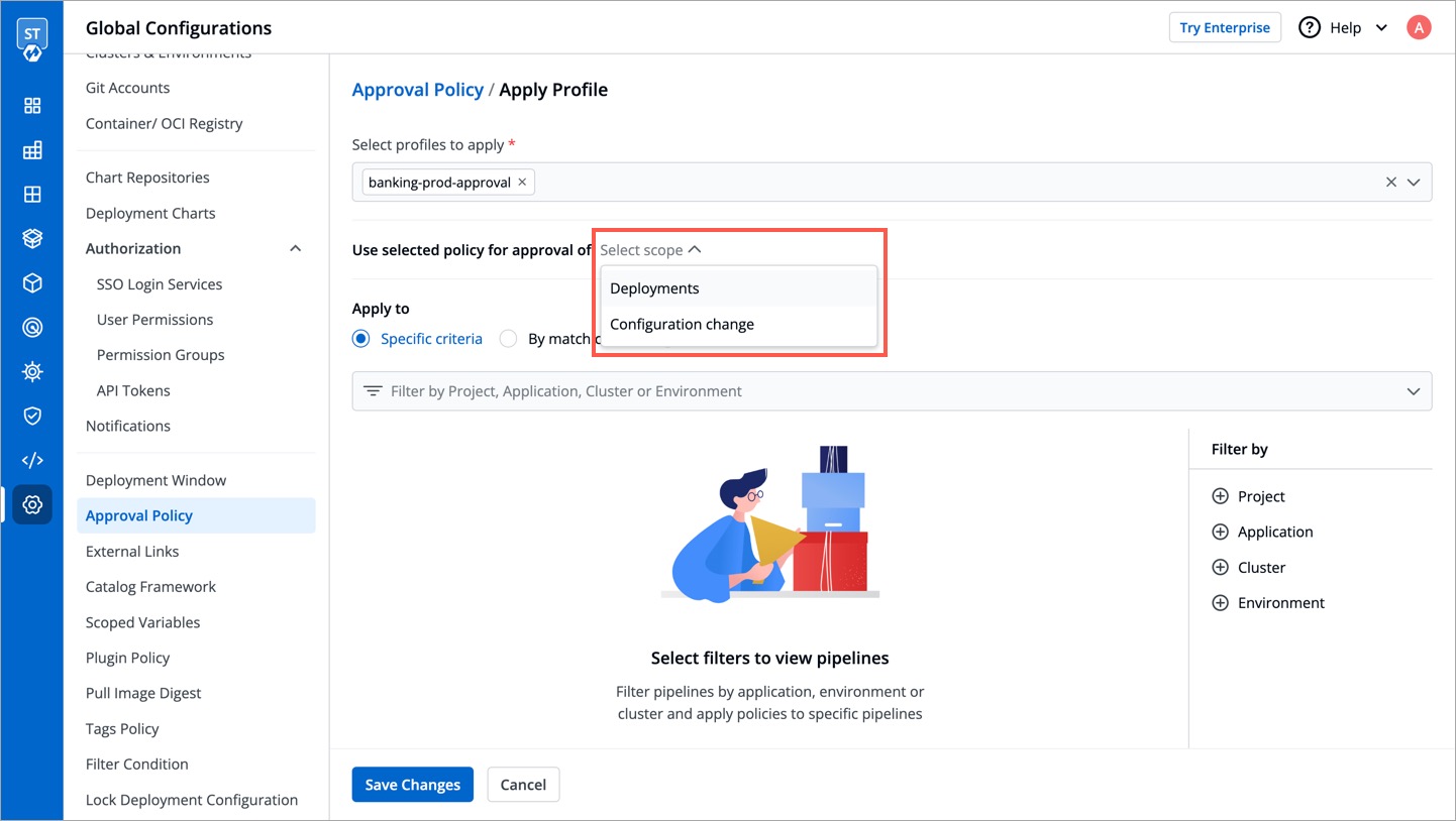 Figure 10: Choosing Scope