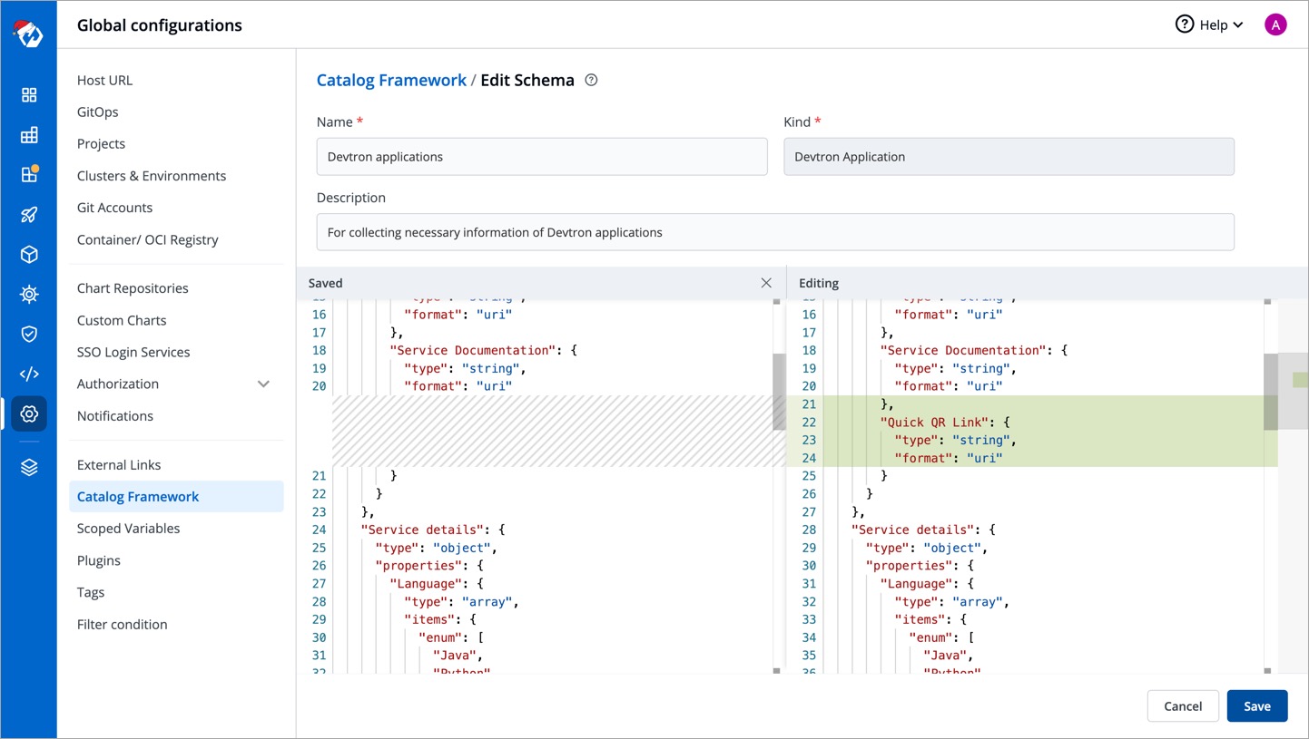 Figure 3: Change Diff