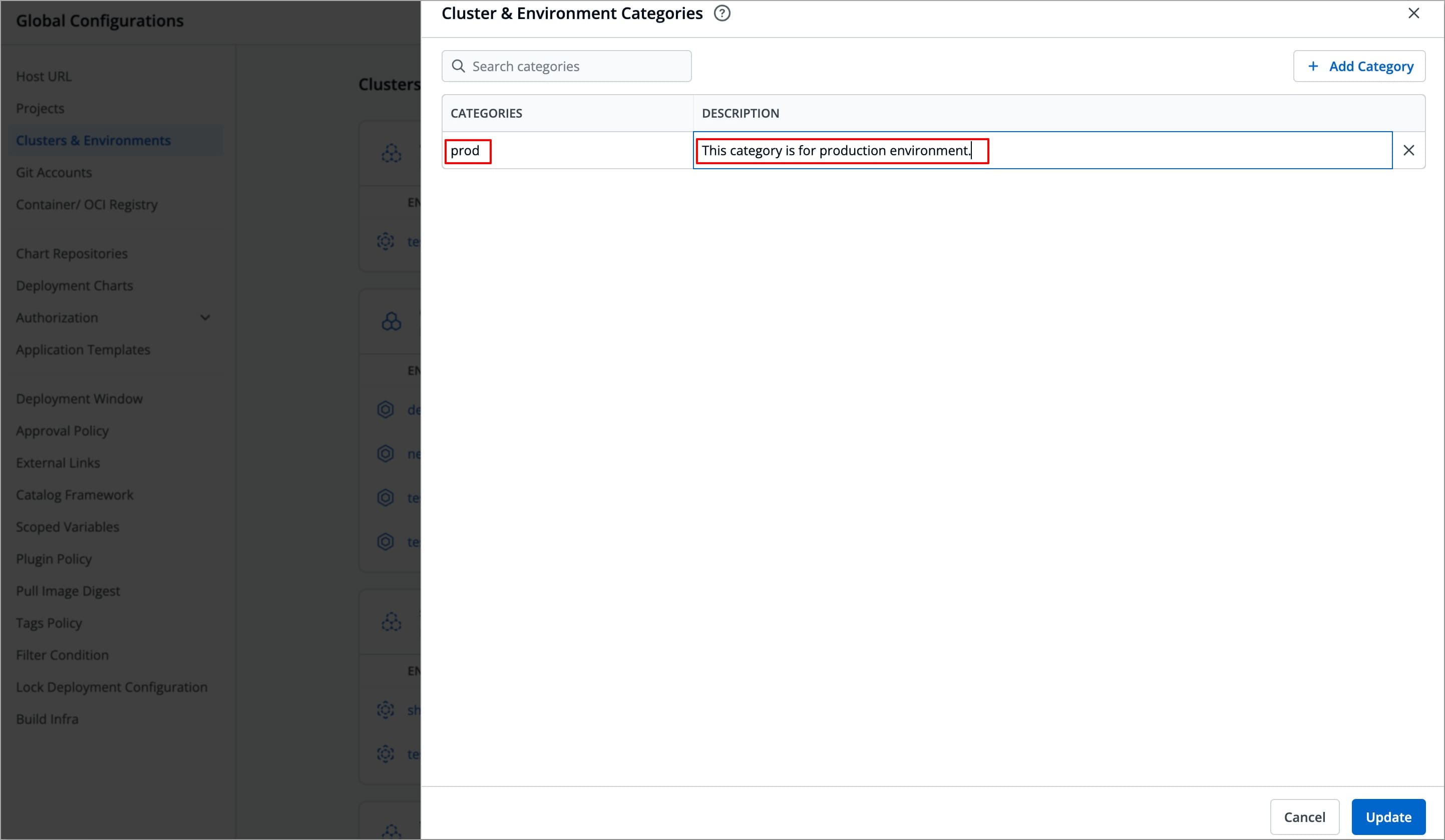 Figure 35: Adding Category