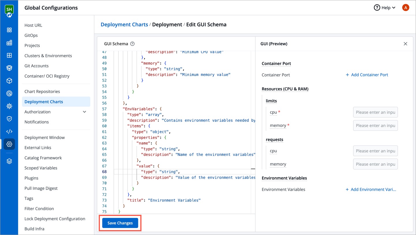 Figure 15: Save Changes
