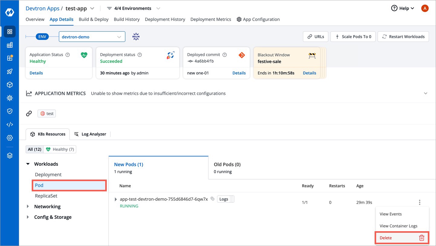 Figure 26a: Workload Deletion
