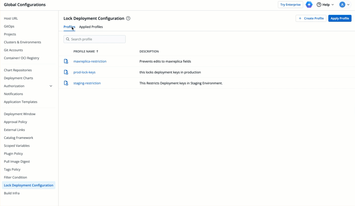 Figure 23: Deleting Lock Deployment Configuration File