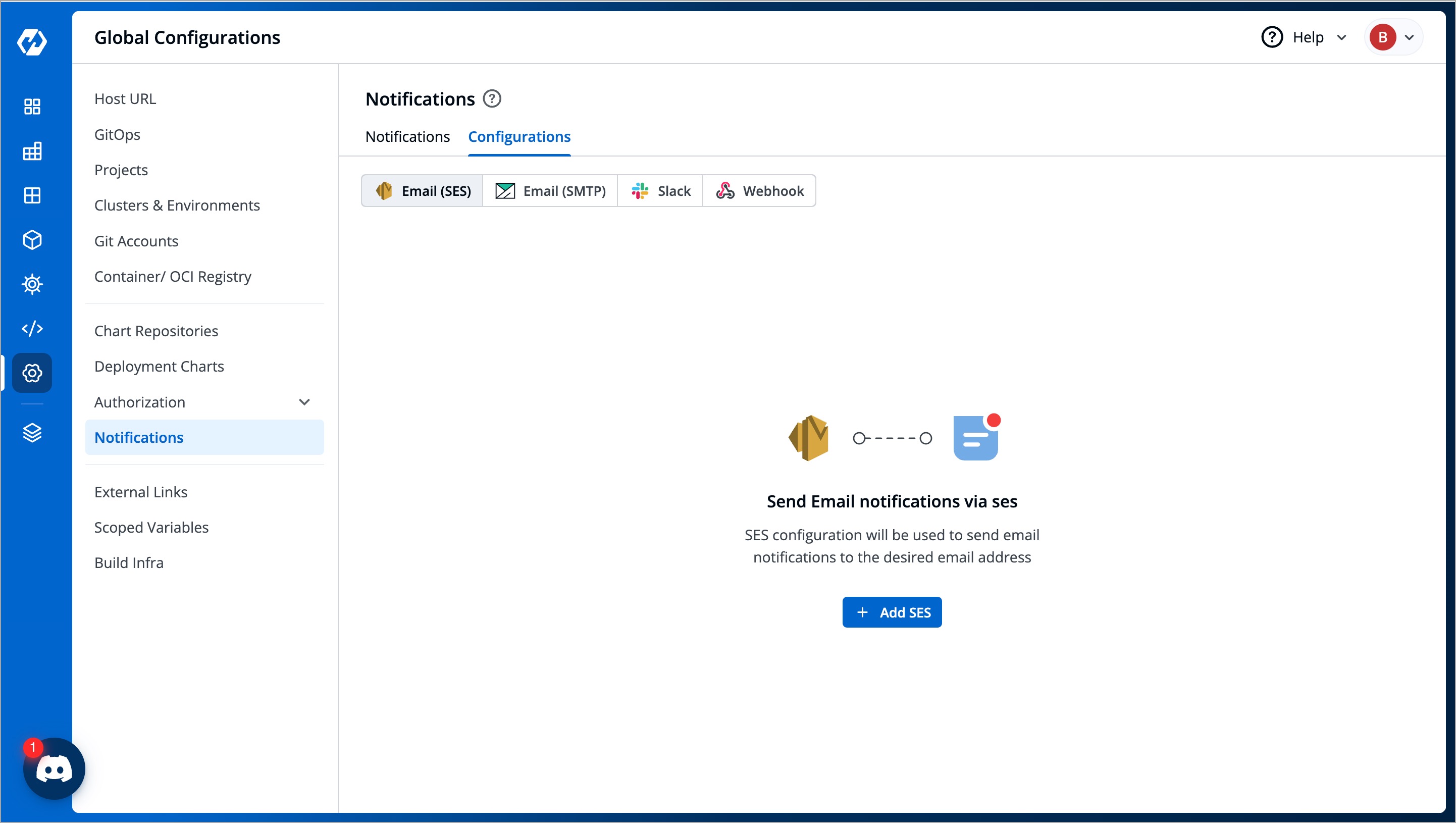 Figure 2: Notifications Page