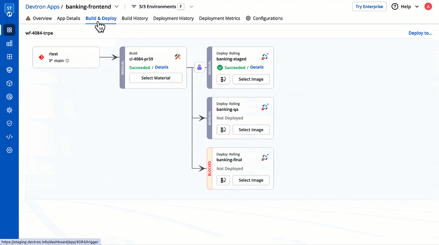 Figure 20: Deployment Restriction