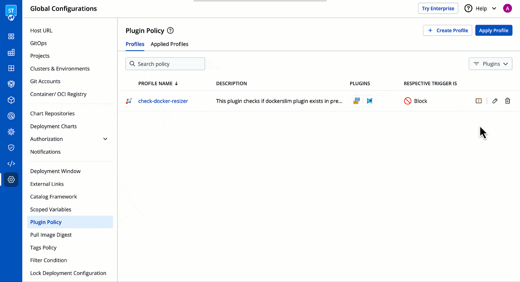 Figure 14: Non-compliant Pipelines