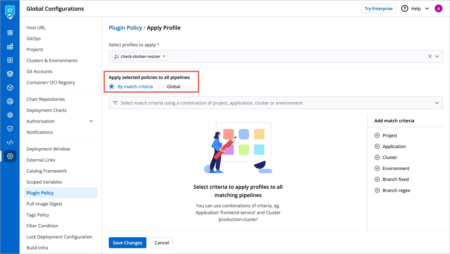 Figure 11: Choosing Scope