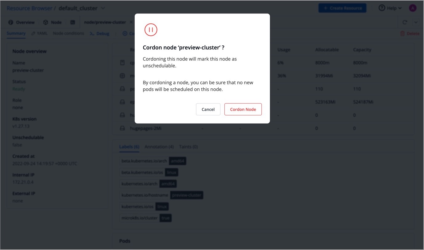 Figure 4c: Cordon Confirmation