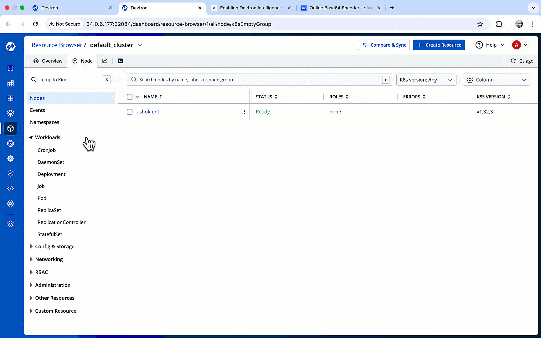 Figure 1: Devtron Intelligence for AI-assisted Debugging