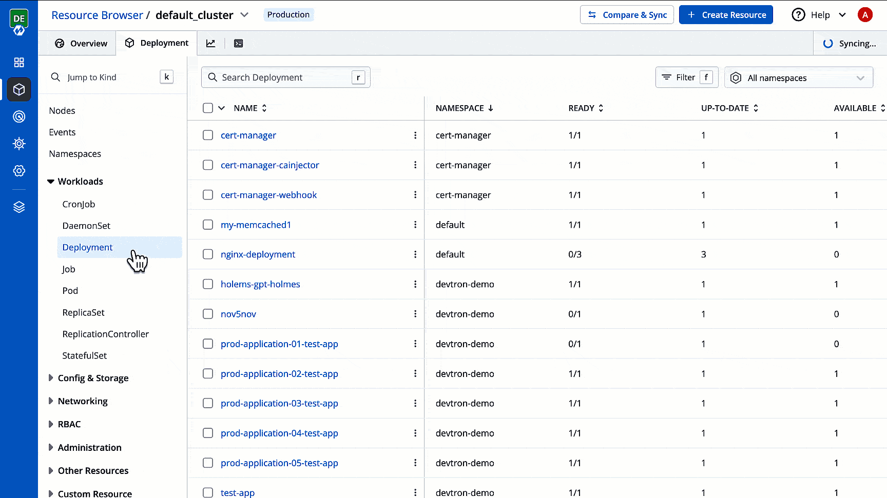 Figure 3a: Editing Manifest (Using YAML)