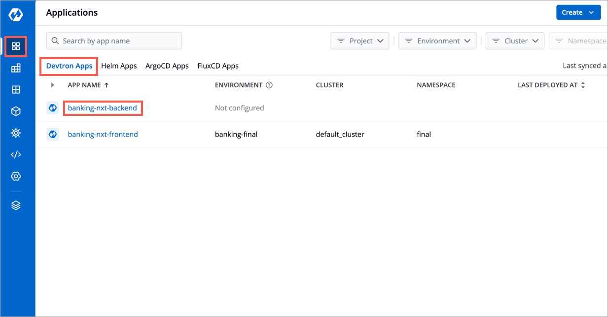 Figure 1: Choosing your App