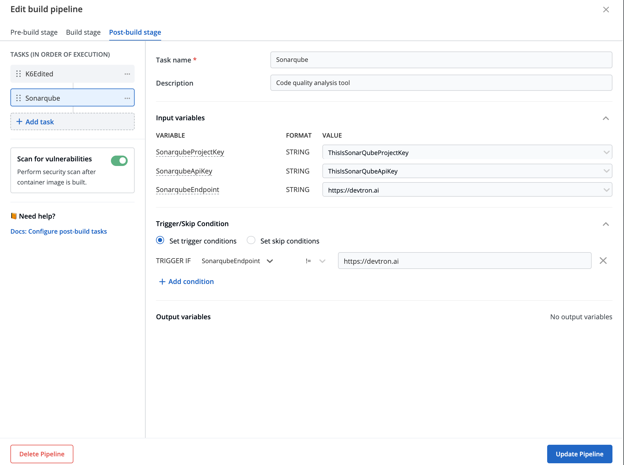 Preset plugin - Sonarqube